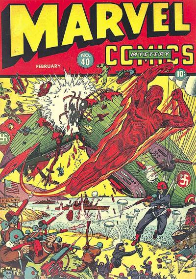 Marvel Mystery Comics (1939)   n° 40 - Timely Publications