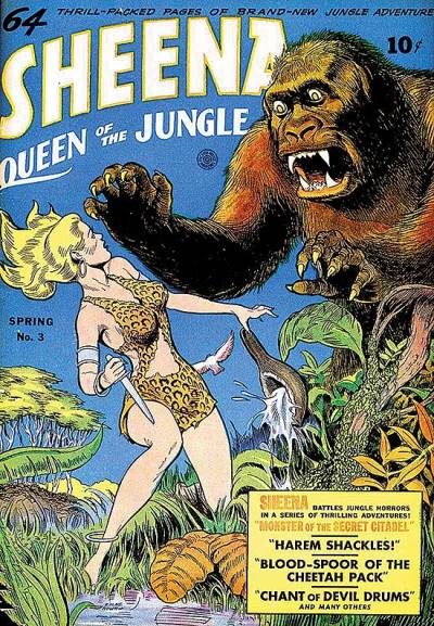 Sheena, Queen of The Jungle (1942)   n° 3 - Fiction House
