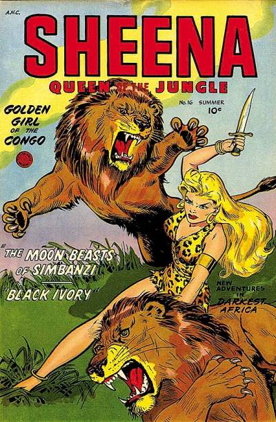 Sheena, Queen of The Jungle (1942)   n° 16 - Fiction House
