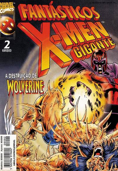 Fantásticos X-Men Gigante (1996)   n° 2 - Abril/Controljornal