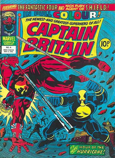 Captain Britain (1976)   n° 4 - Marvel Uk