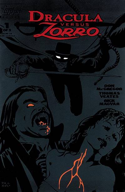 Dracula Versus Zorro (1993)   n° 1 - Topps