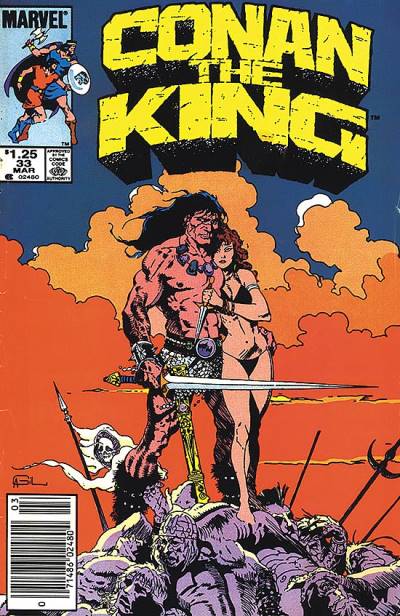 Conan The King (1984)   n° 33 - Marvel Comics