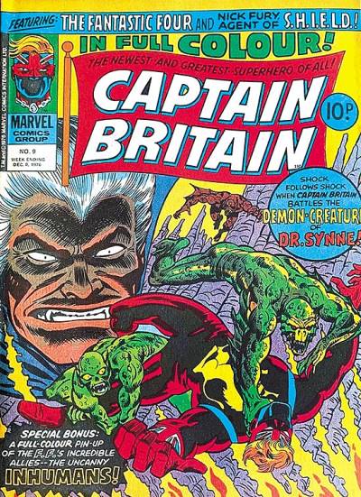 Captain Britain (1976)   n° 9 - Marvel Uk