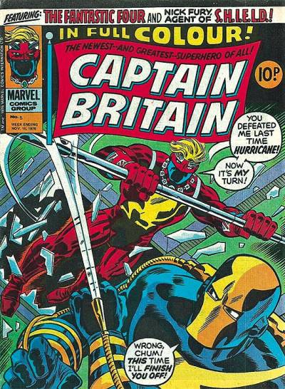 Captain Britain (1976)   n° 5 - Marvel Uk