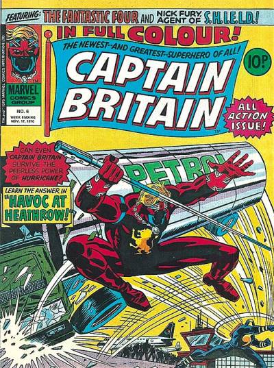 Captain Britain (1976)   n° 6 - Marvel Uk