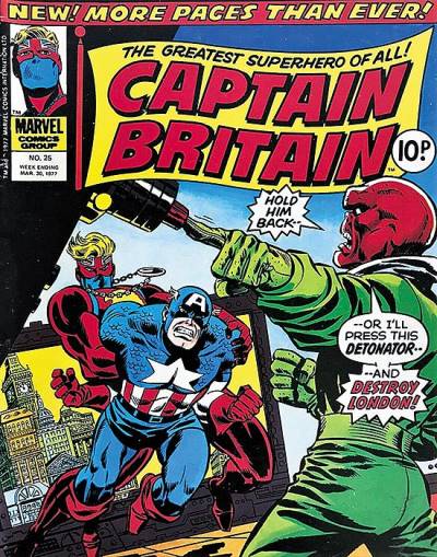 Captain Britain (1976)   n° 25 - Marvel Uk