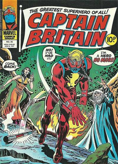 Captain Britain (1976)   n° 35 - Marvel Uk