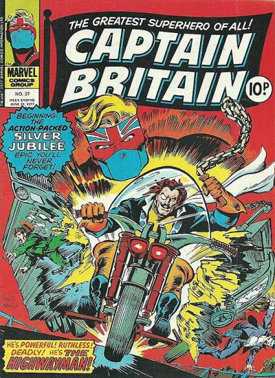 Captain Britain (1976)   n° 37 - Marvel Uk
