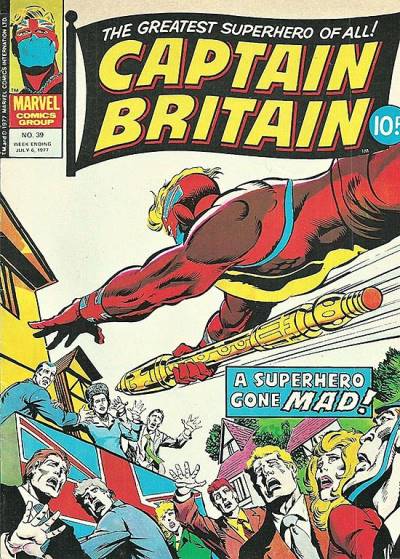 Captain Britain (1976)   n° 39 - Marvel Uk