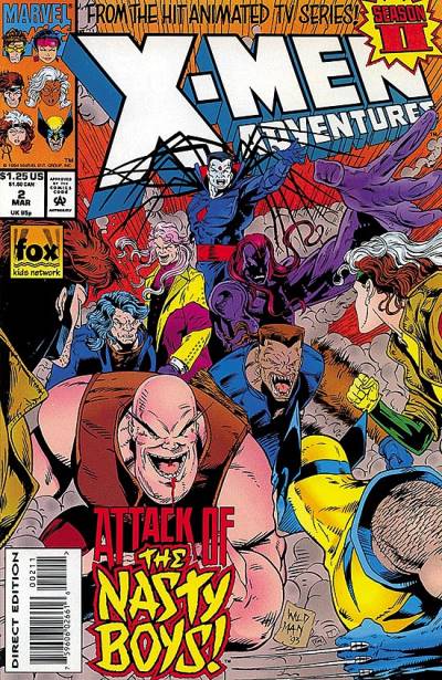 X-Men Adventures II (1994)   n° 2 - Marvel Comics