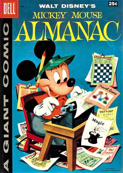 Mickey Mouse Almanac (1957)   n° 1 - Dell