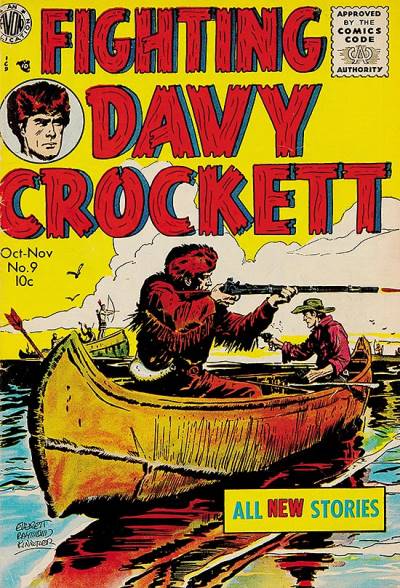 Fighting Davy Crockett (1955)   n° 9 - Avon Periodicals