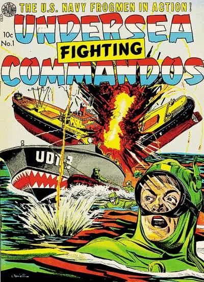 Fighting Undersea Commandos (1952)   n° 1 - Avon Periodicals