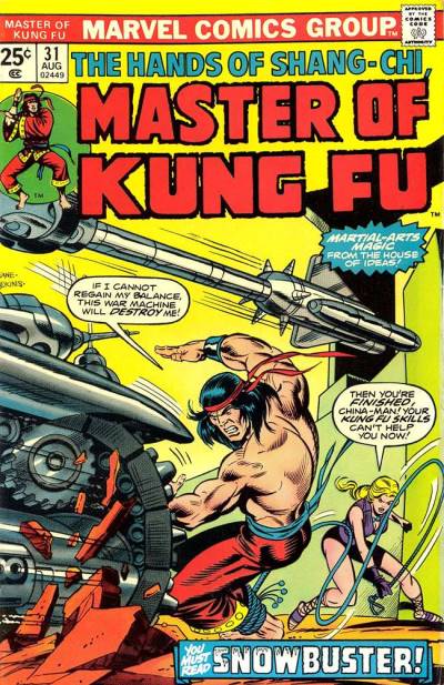 Master of Kung Fu (1974)   n° 31 - Marvel Comics
