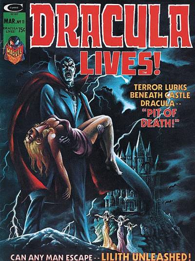 Dracula Lives! (1973)   n° 11 - Curtis Magazines (Marvel Comics)