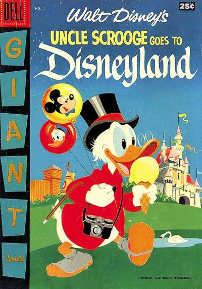 Uncle Scrooge Goes To Disneyland (1957)   n° 1 - Dell