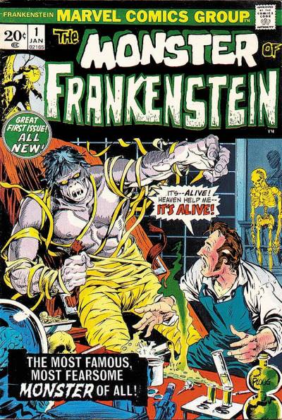 Monster of Frankenstein, The (1973)   n° 1 - Marvel Comics