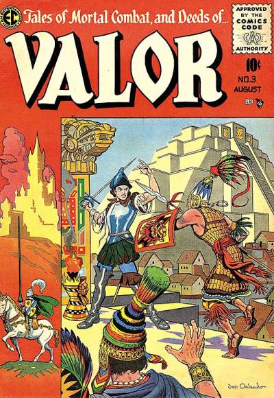 Valor (1955)   n° 3 - E.C. Comics
