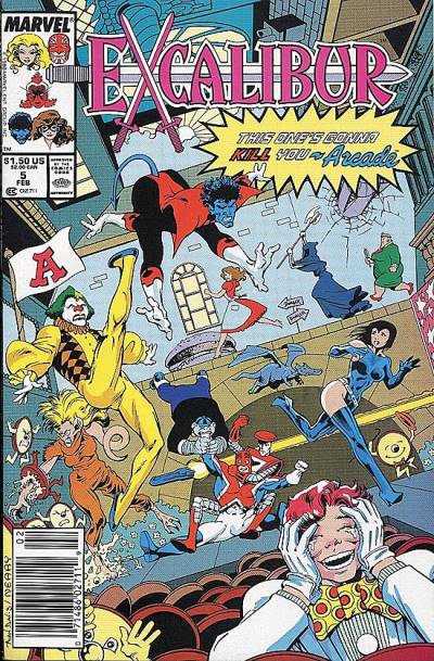 Excalibur (1988)   n° 5 - Marvel Comics