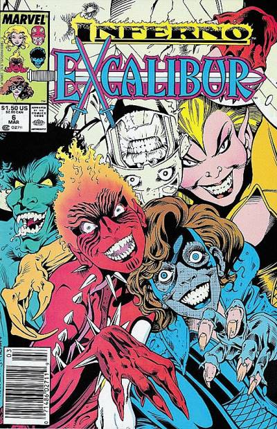 Excalibur (1988)   n° 6 - Marvel Comics