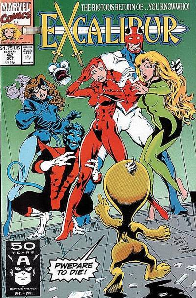 Excalibur (1988)   n° 42 - Marvel Comics