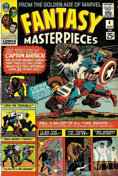 Fantasy Masterpieces (1966)   n° 4 - Marvel Comics