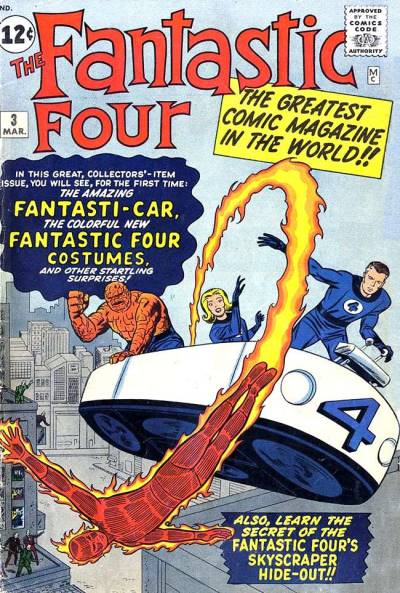 Fantastic Four (1961)   n° 3 - Marvel Comics