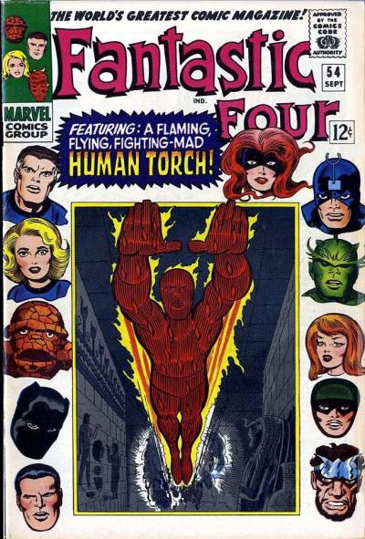 Fantastic Four (1961)   n° 54 - Marvel Comics