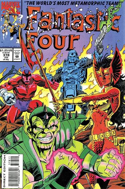 Fantastic Four (1961)   n° 378 - Marvel Comics