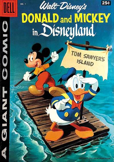 Donald And Mickey In Disneyland (1958)   n° 1 - Dell