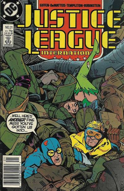 Justice League International (1987)   n° 21 - DC Comics