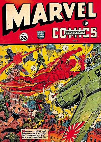 Marvel Mystery Comics (1939)   n° 33 - Timely Publications