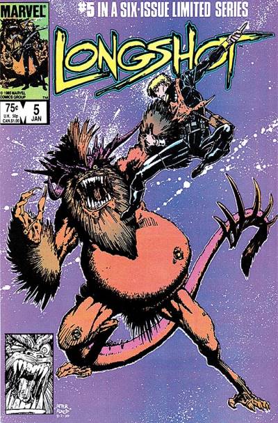 Longshot (1985)   n° 5 - Marvel Comics
