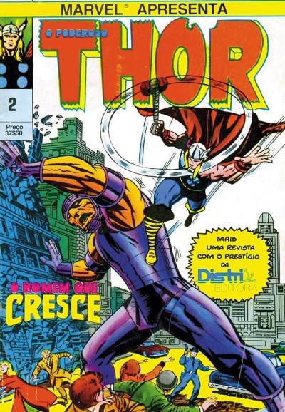 Poderoso Thor, O   n° 2 - Distri Editora