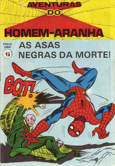 Aventuras do Homem-Aranha (1978)   n° 43 - Agência Portuguesa de Revistas