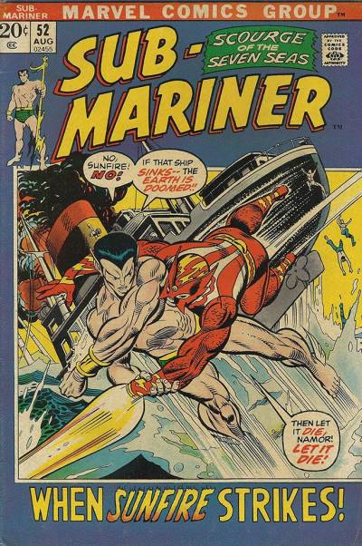 Sub-Mariner (1968)   n° 52 - Marvel Comics