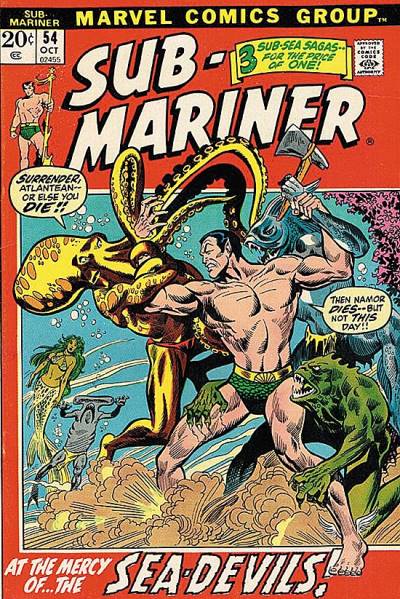 Sub-Mariner (1968)   n° 54 - Marvel Comics