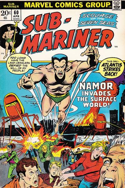 Sub-Mariner (1968)   n° 60 - Marvel Comics