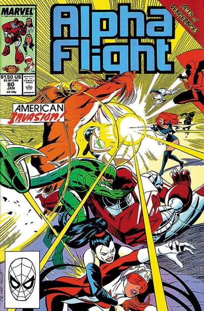 Alpha Flight (1983)   n° 80 - Marvel Comics