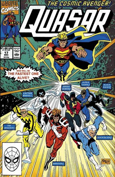 Quasar (1989)   n° 17 - Marvel Comics