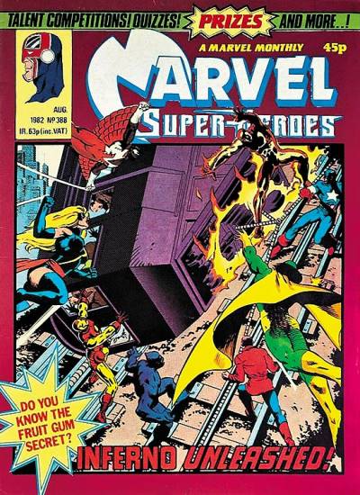 Marvel Super-Heroes (Uk) (1979)   n° 388 - Marvel Uk