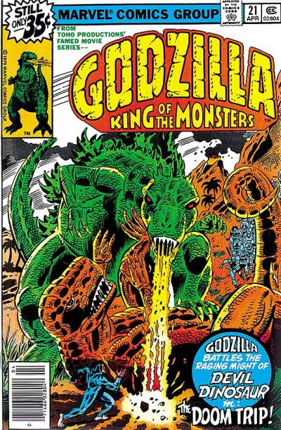 Godzilla (1977)   n° 21 - Marvel Comics
