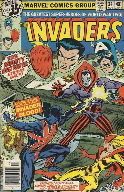 Invaders, The (1975)   n° 34 - Marvel Comics