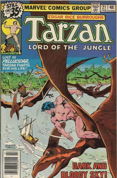 Tarzan (1977)   n° 21 - Marvel Comics