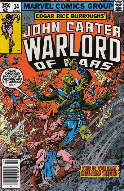 John Carter Warlord of Mars (1977)   n° 14 - Marvel Comics