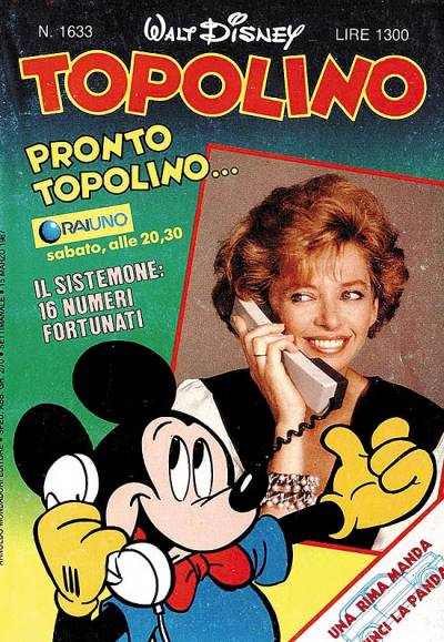 Topolino (1949)   n° 1633 - Mondadori