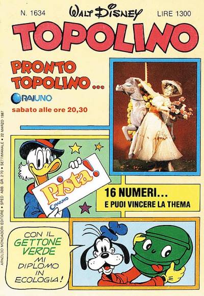 Topolino (1949)   n° 1634 - Mondadori