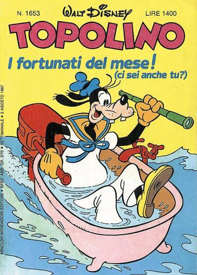 Topolino (1949)   n° 1653 - Mondadori