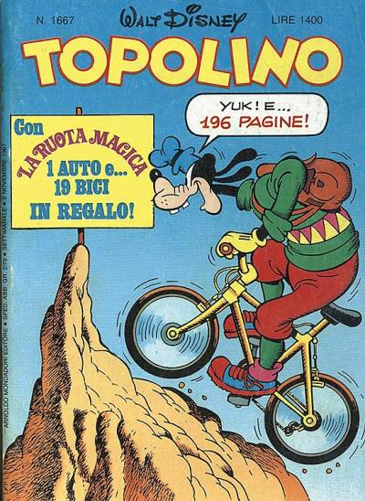 Topolino (1949)   n° 1667 - Mondadori